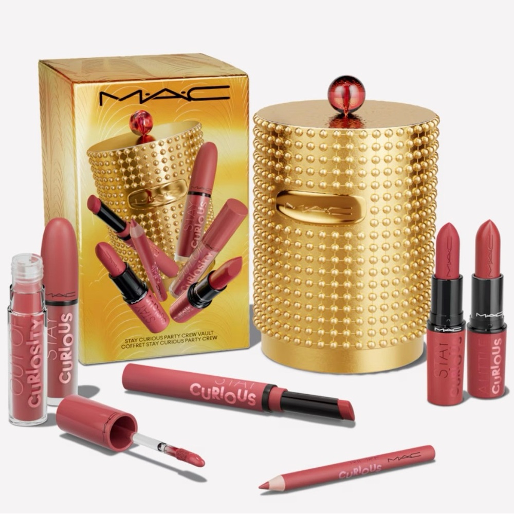 Mac Cosmetics limited edition Lip Palette Stay Curious 5 FULLSIZE LIP PRODUCTS